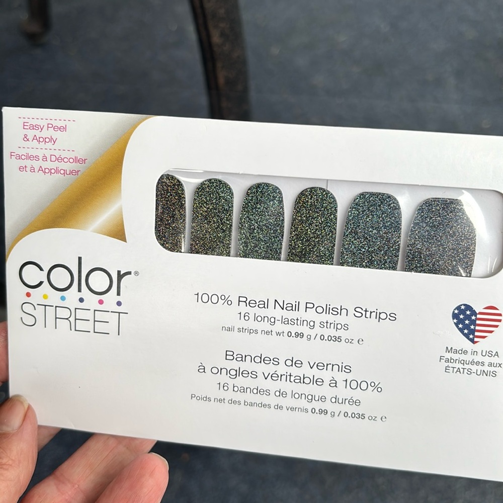 *Retired* Color Street: Soho-ver It | Black Holographic Glitter Sparkles Party